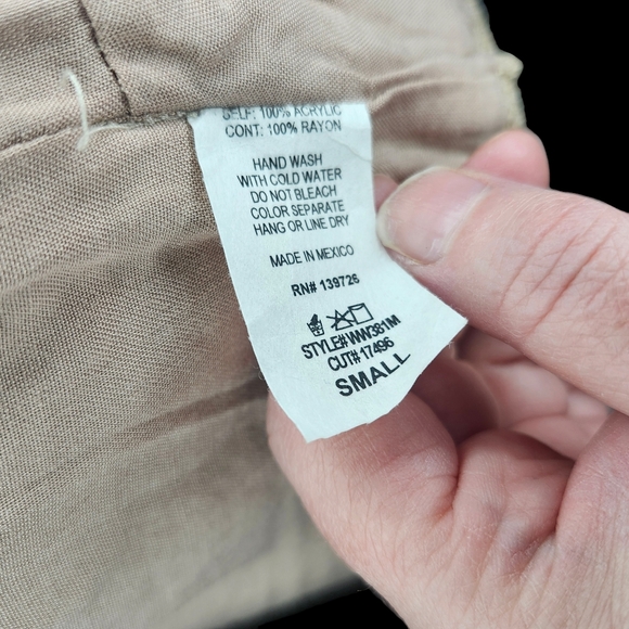 WILD HONEY Vintage Style Plaid Cropped Top- Small - Picture 5 of 5